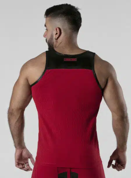 Locker Gear Backroom Rib Tanktop Red