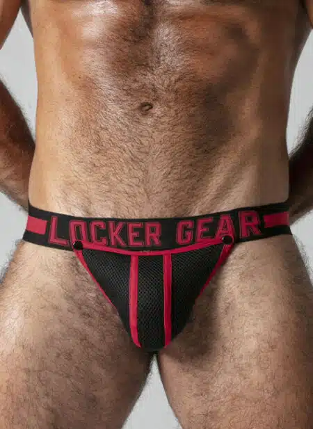 Locker Gear Full Access Jockstrap Red