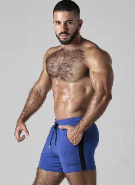 Locker Gear Touch It Shorts Blue