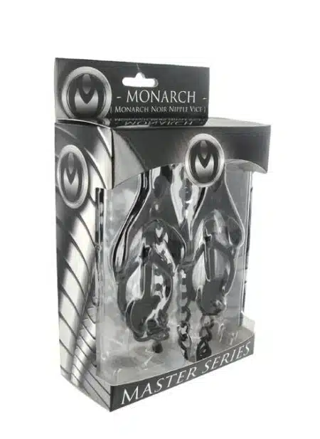 Monarch Noir Nipple Vice with Chain