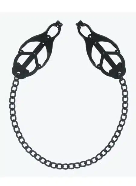 Monarch Noir Nipple Vice with Chain