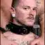 Mr. S Fetters Leather Locking Bondage Collar Black