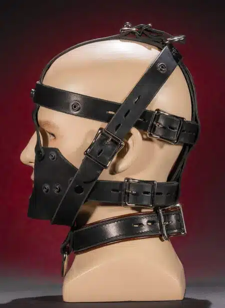 Mr. S Leather Bondage Dog Muzzle Brown