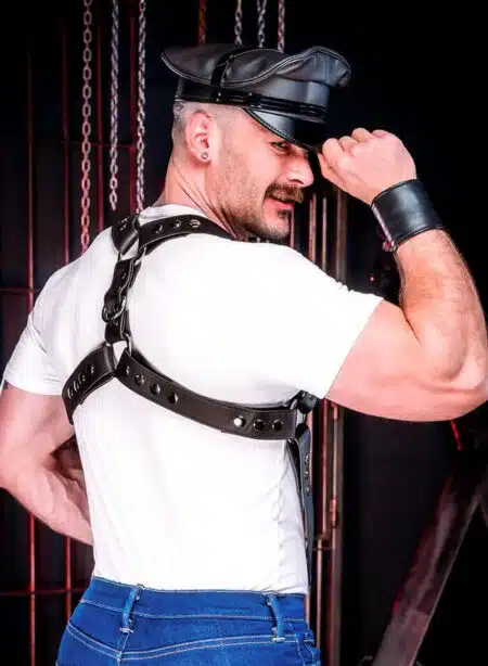 Mr. S Leather Drop Back Suspender Harness