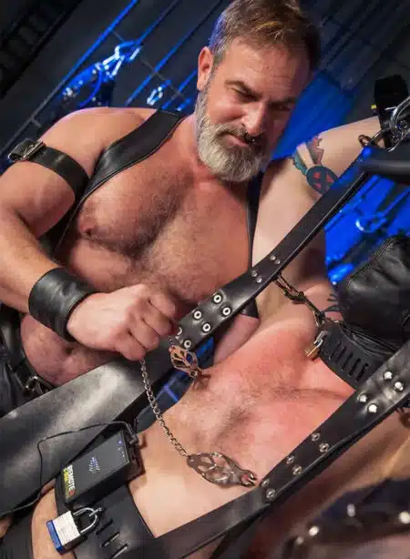 Mr. S Leather Fetters Sit Sling