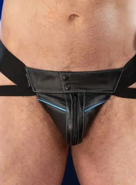 Mr. S Leather Hardline Jockstrap Light blue