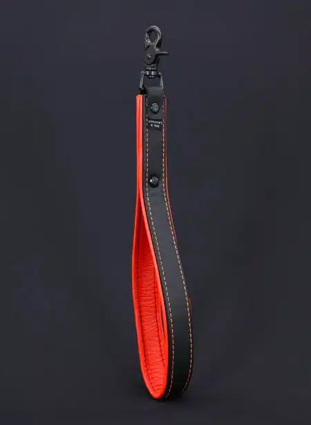 Mr. S Leather Hardline Short Leash Orange