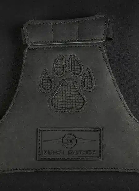 Mr. S Leather Open Paw Puppy Glove Black
