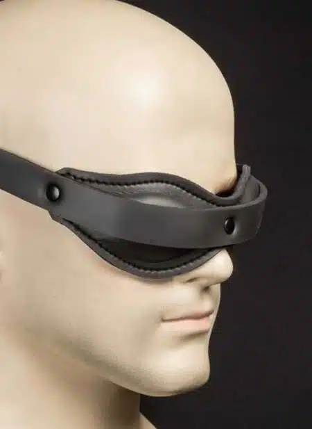 Mr. S Neoprene Padded Blindfold Black