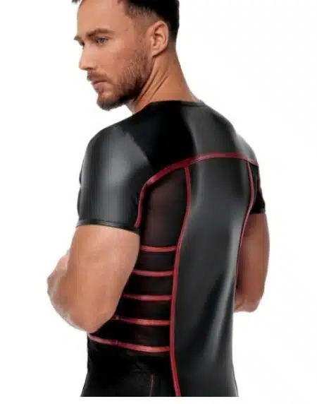 NEK Men's Red and Black Shirt