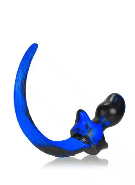 Oxballs Color Swirl Puppy Tail Blue