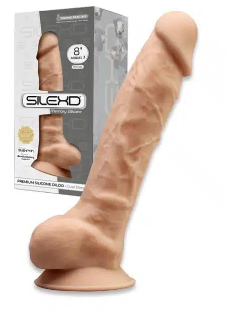 SILEXD Silicone Dildo with Balls