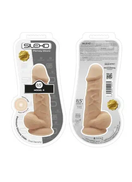 SILEXD Silicone Thick Dildo with Balls 8,5 inch