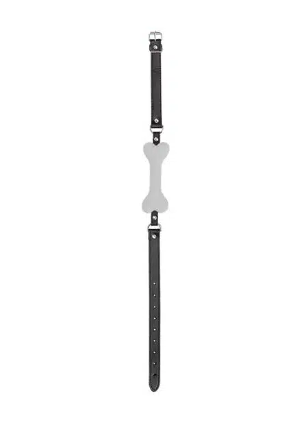 Silicone Bone Gag Black