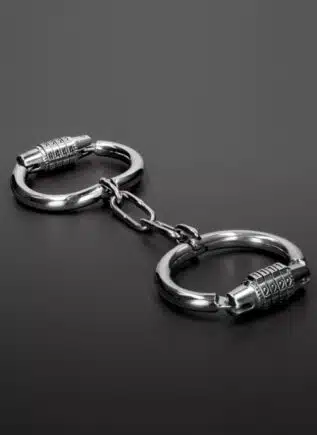 Stainless steel Handcuffs with Combination Lock