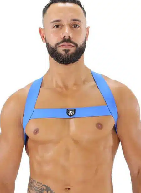 ToF Paris Fetish Harness Blue
