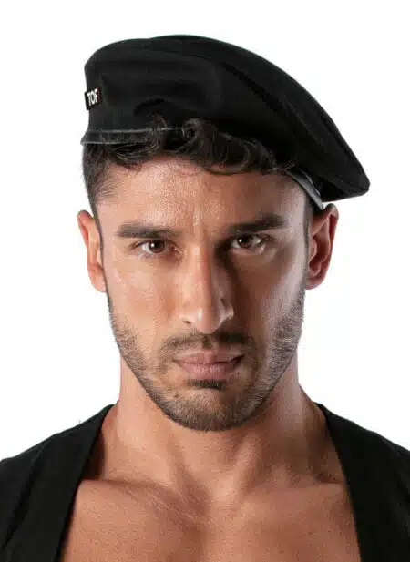ToF Paris Reversible Beret Black / Beige
