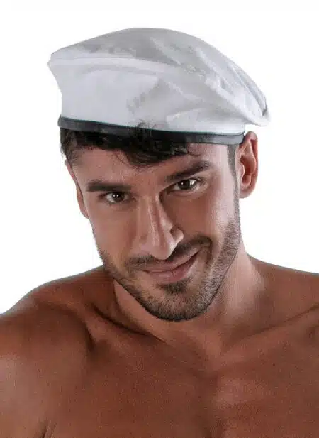 ToF Paris Reversible Beret White / Khaki