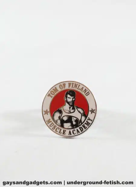 Tom of Finland Enamel Pin Muscle Academy
