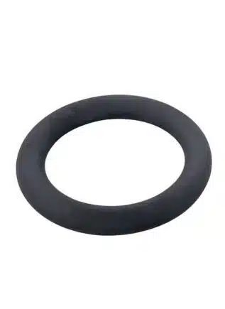 Brutus Slim Donut Silicone Cock Ring Black