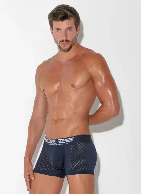 CODE 22 Army Mesh Trunk Navy Blue