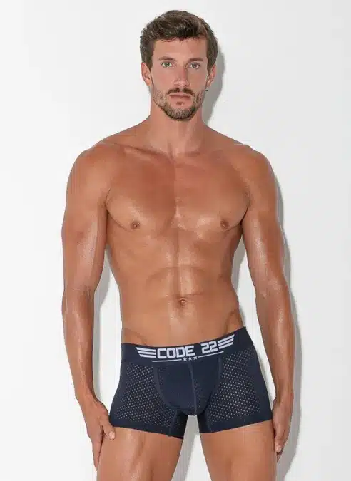 CODE 22 Army Mesh Trunk Navy Blue