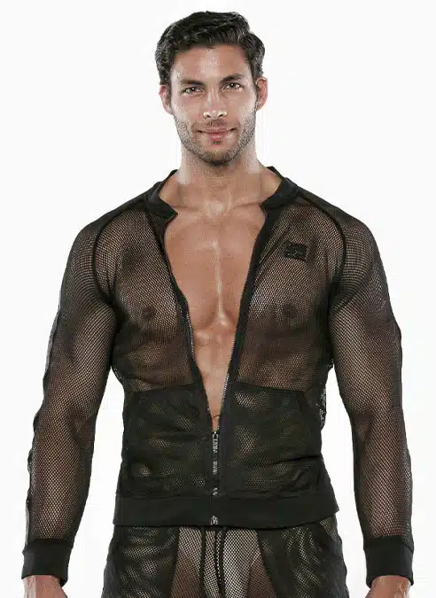 CODE 22 See Me Mesh Jacket Black
