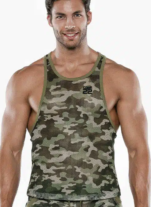 CODE 22 See Me Mesh Tank Camo