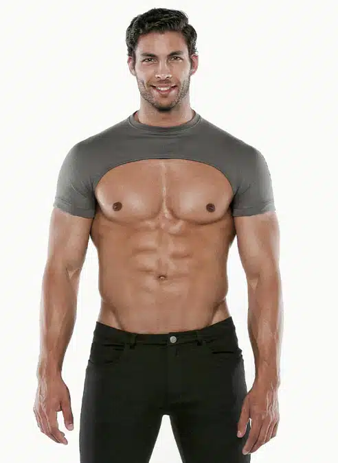 CODE 22 Sleeve Top Grey