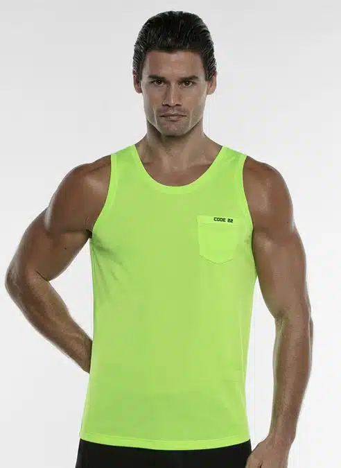 CODE 22 Vivid Tank Top Lime
