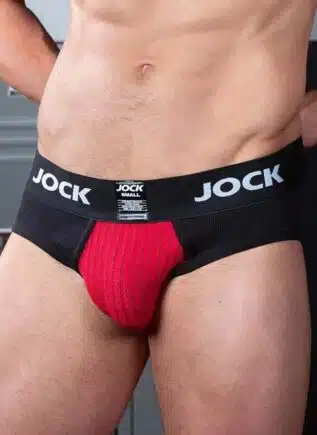 Jock by Mr. S Jock-Pouch Brief Red