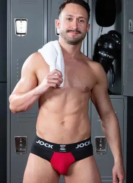 Jock by Mr. S Jock-Pouch Brief Red