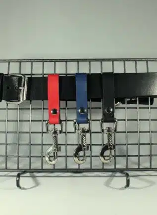 Leather Keyfob with Trigger Clip