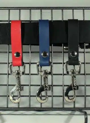 Leather Keyfob with Trigger Clip