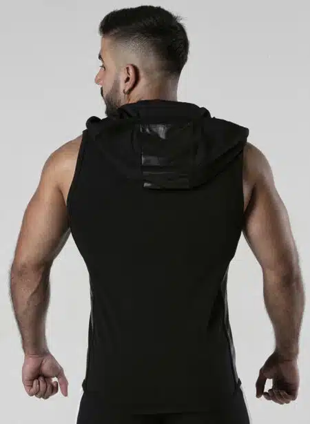 Locker Gear Backroom Sleeveless Hoody White