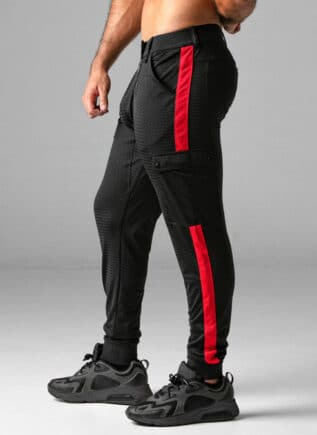 Locker Gear Mesh Cargo Pants Red
