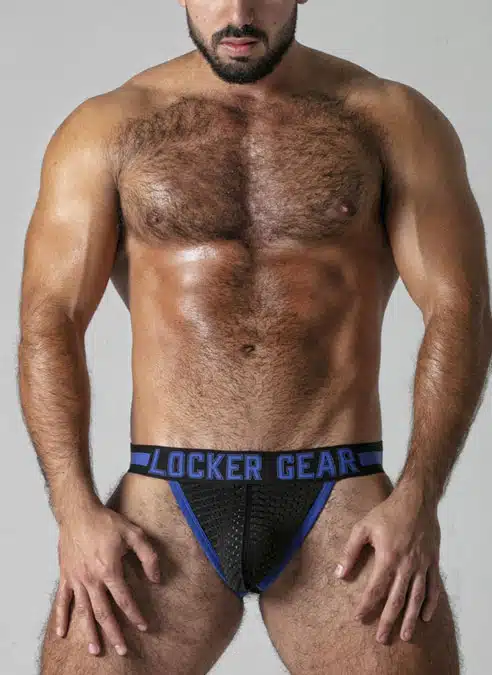Locker Gear Push It Jockstrap Blue