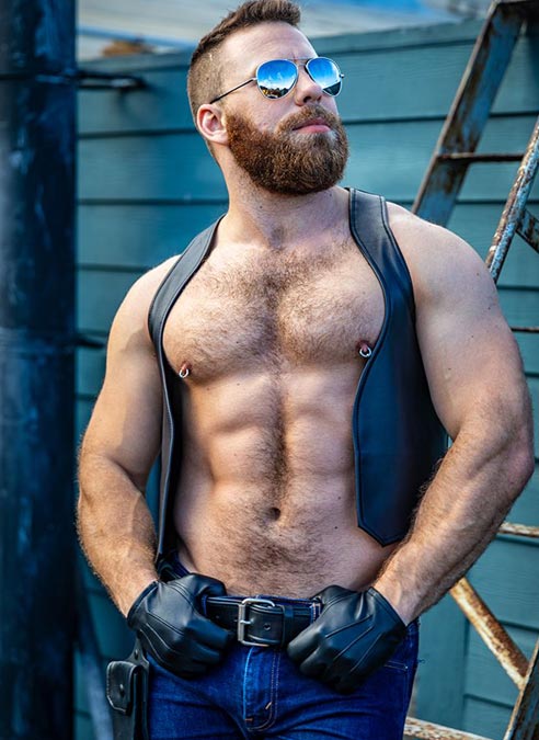 Mr. S Leather Berlin Bar Vest