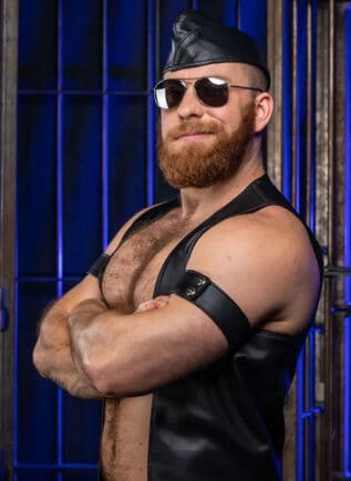 Mr. S Leather Bicepband 1.75" Black