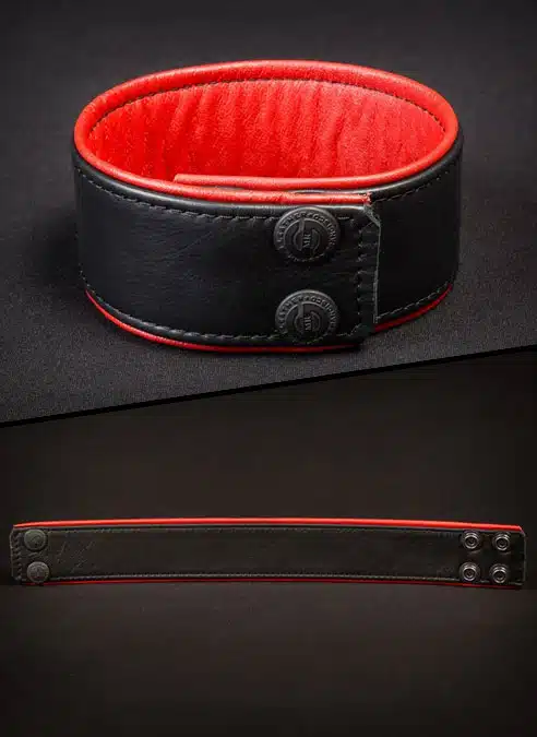 Mr. S Leather Bicepband 1.75" Piped