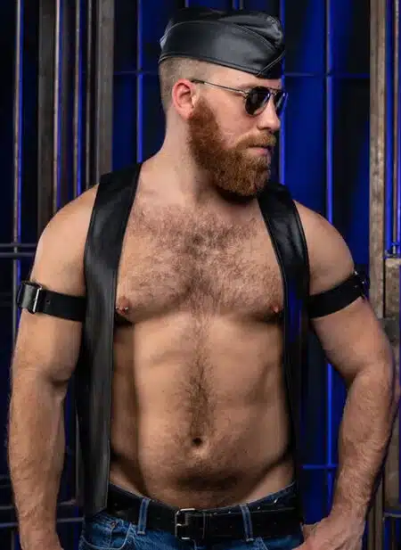 Mr. S Leather Buckle Bicep Strap