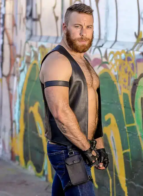 Mr. S Leather Classic Bar Vest