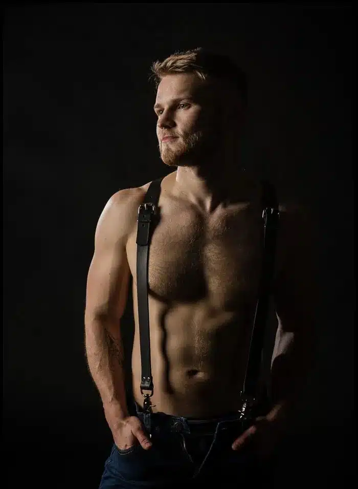 Mr. S Leather Double Duty Suspenders