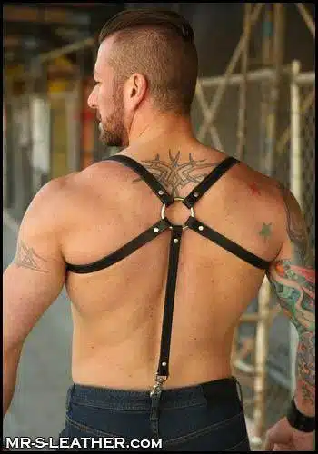 Mr. S Leather Double Strap Suspenders