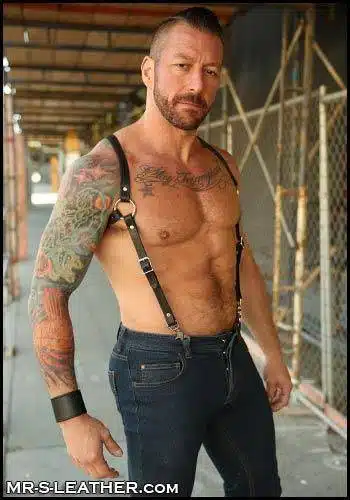 Mr. S Leather Double Strap Suspenders