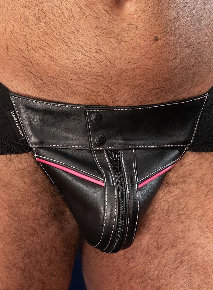 Mr. S Leather Hardline Jockstrap Pink