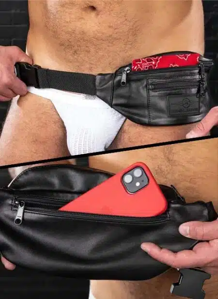 Mr. S Leather Hip Holster Black