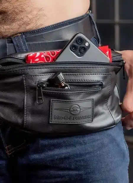 Mr. S Leather Hip Holster Black