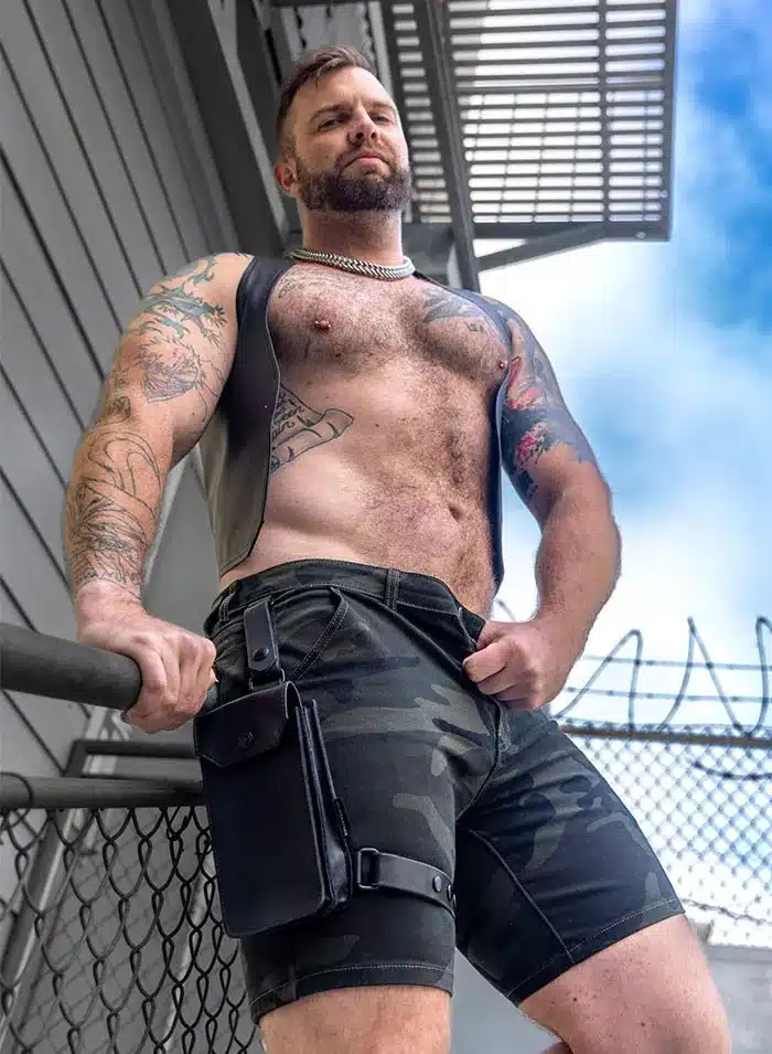 Mr. S Leather Jockstrap Phone Holster Max