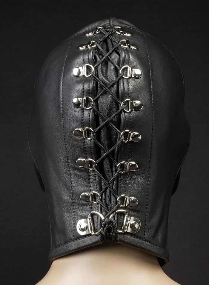 Mr. S Leather Open Chin Hood - Open Eyes